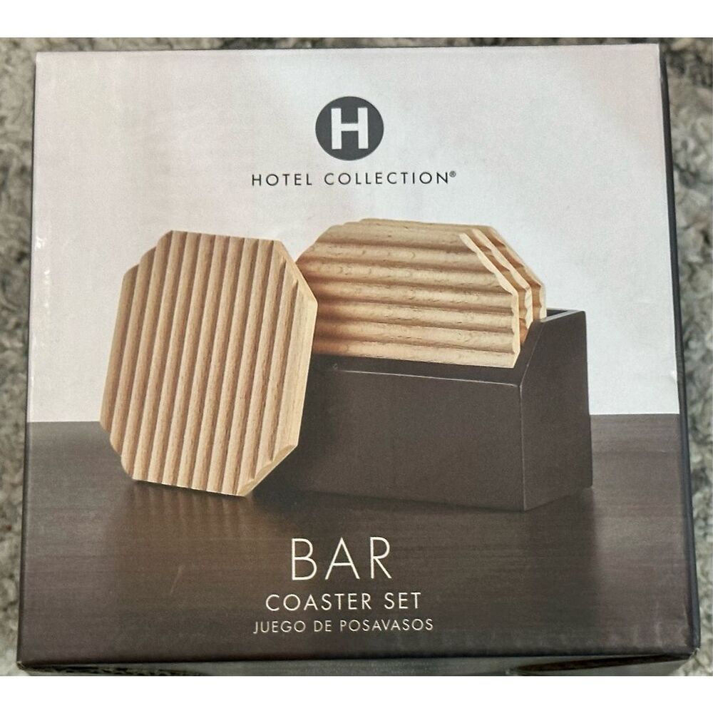 Hotel Collection NWT Macy’s bar coaster set